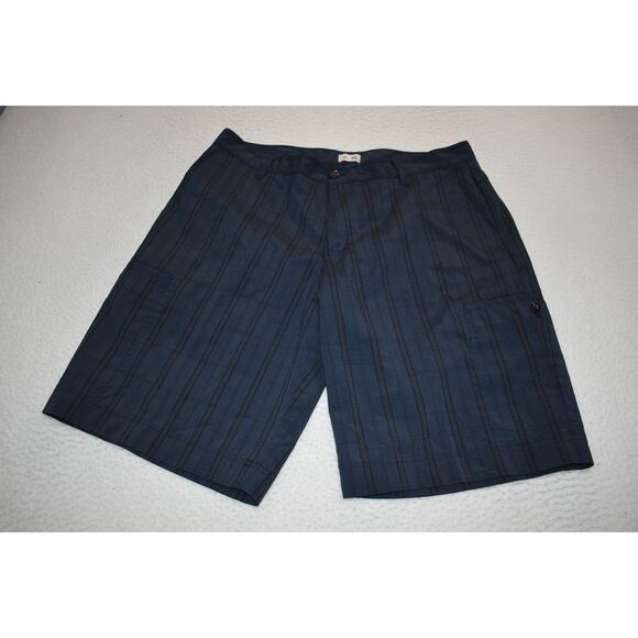 Adidas Golf Cargo Shorts Mens Size 34 With Pockets Performance Polyester Blue - Picture 2 of 6